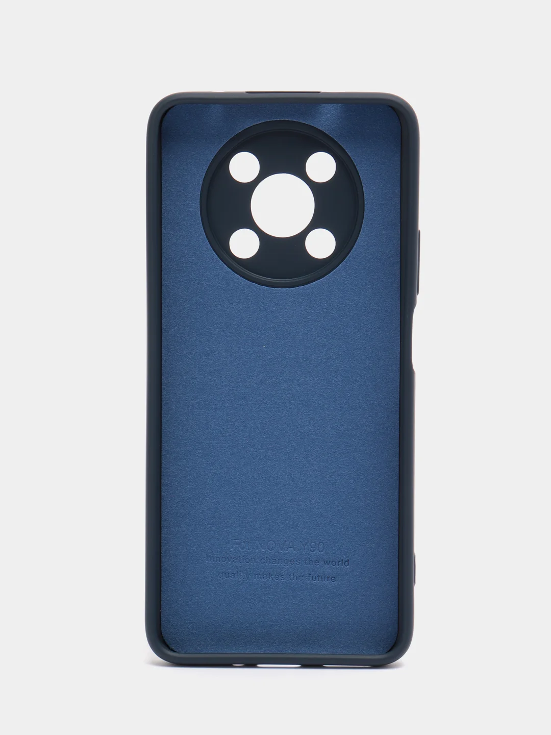 Синий меланж чехол Silicone Cover для Huawei Nova Y90, Хуавей Нова У90 силиконовый