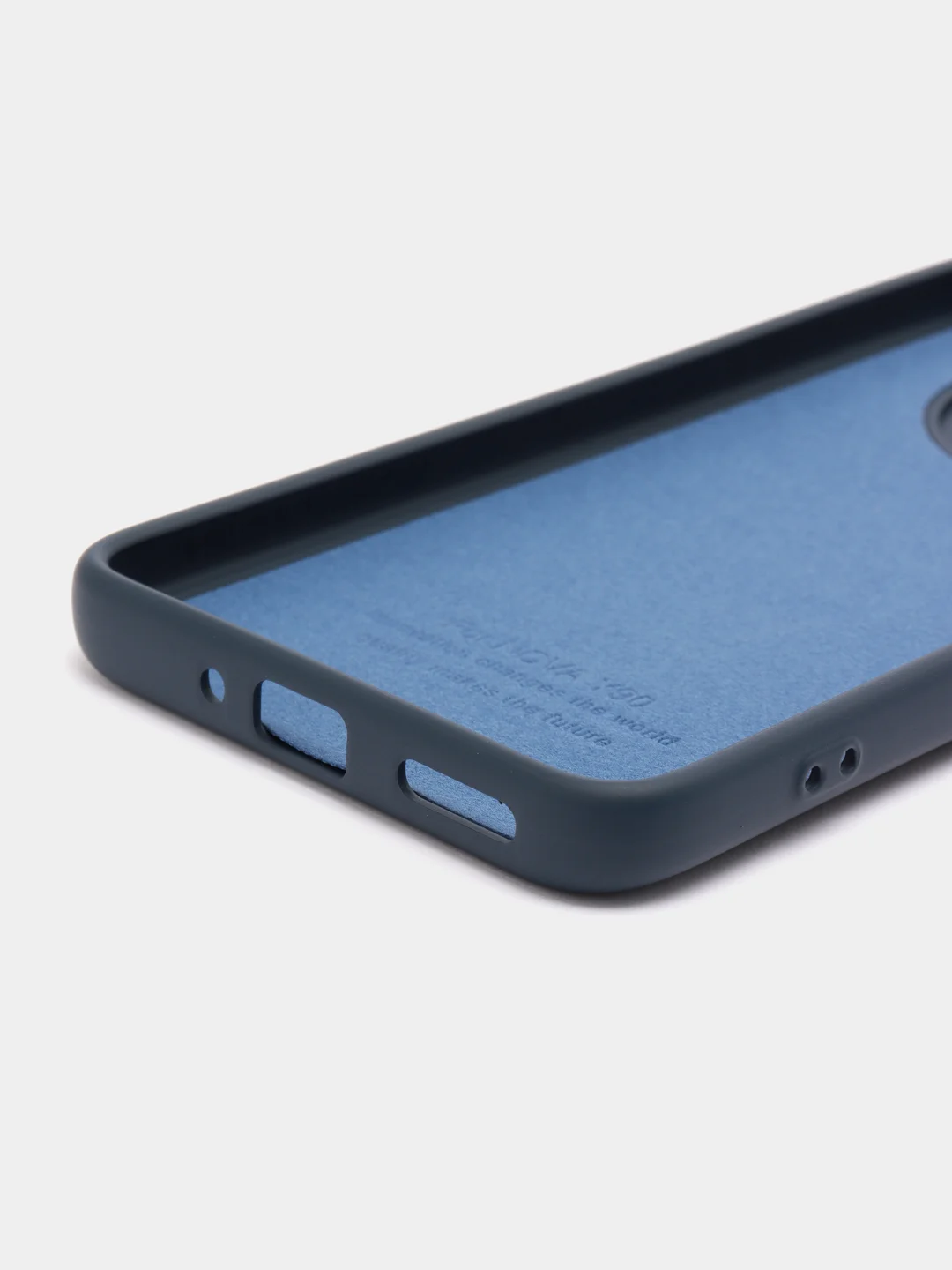 Синий меланж чехол Silicone Cover для Huawei Nova Y90, Хуавей Нова У90 силиконовый