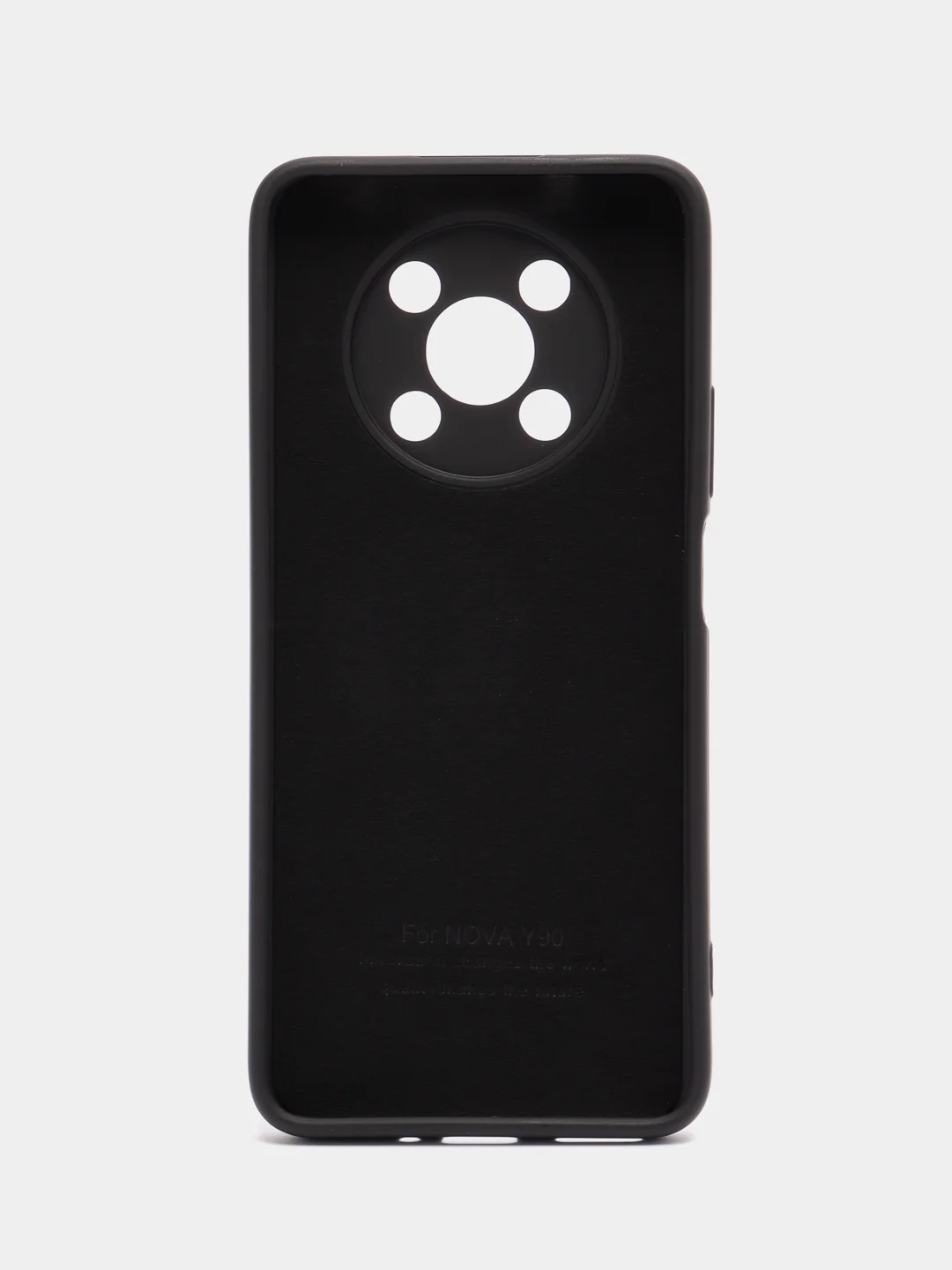 Угольный чехол Silicone Cover для Huawei Nova Y90, Хуавей Нова У90 силиконовый