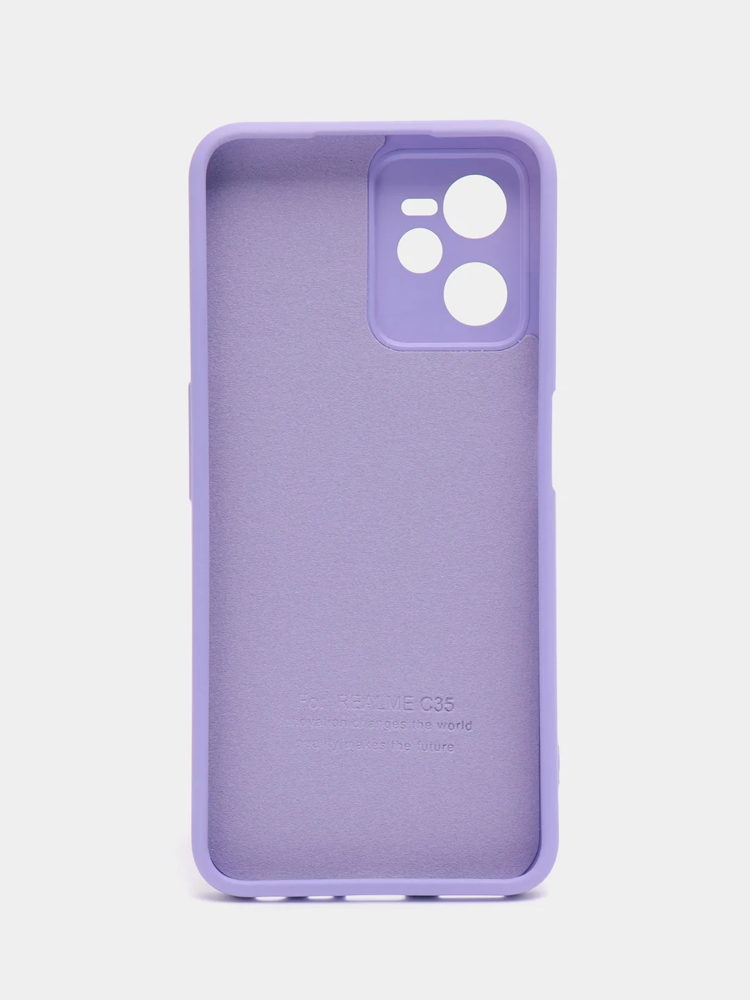 Аметистовый чехол силиконовый для Realme C35 / Реалми С35 Silicone Cover