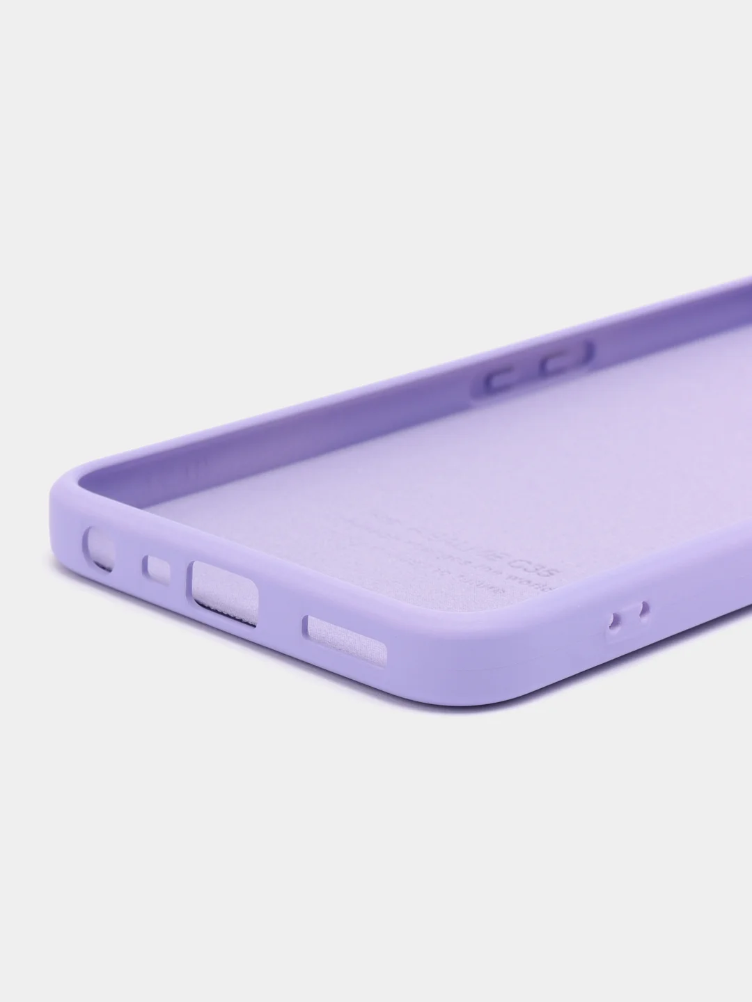 Аметистовый чехол силиконовый для Realme C35 / Реалми С35 Silicone Cover