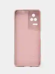 Пудровый чехол силиконовый для Xiaomi Poco F4 (Сяоми Поко Ф4)