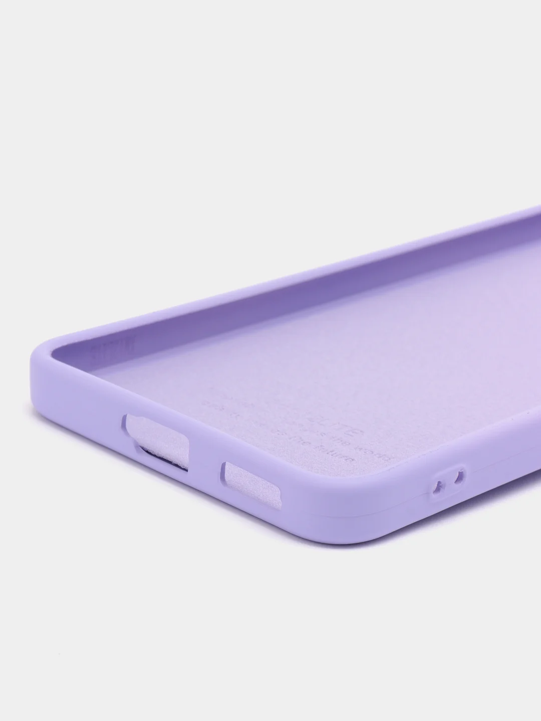 Аметистовый чехол Xiaomi 12 Lite Сяоми 12 Лайт силиконовый закрый низ бархат внутри Silicone Cover