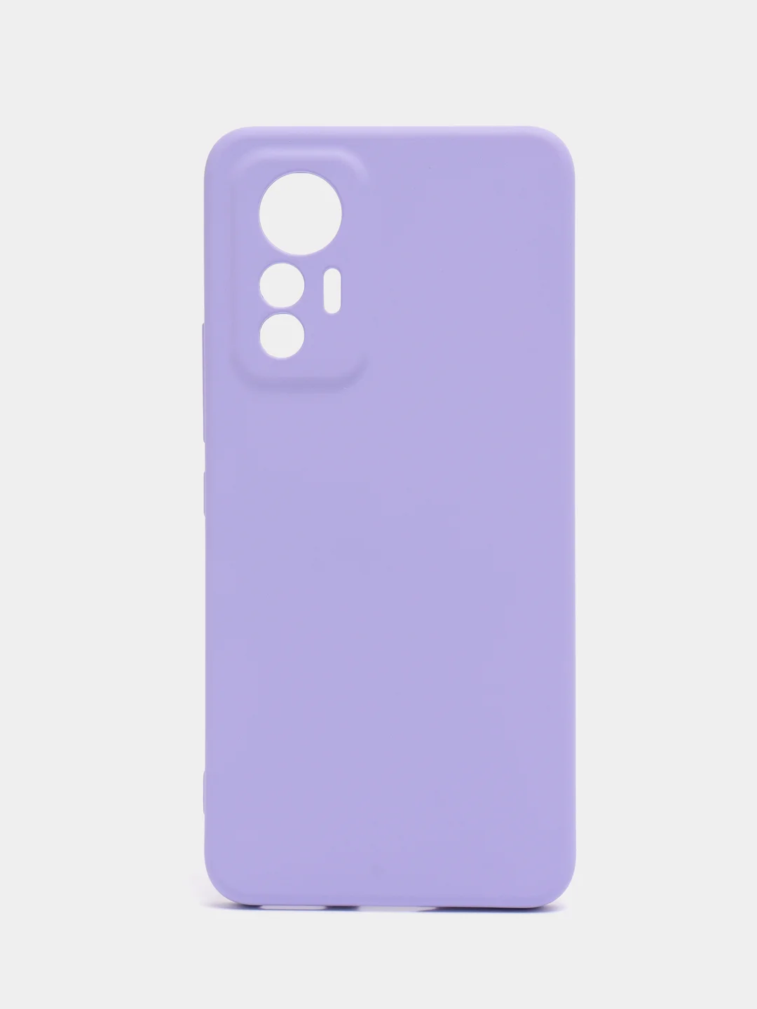Аметистовый чехол Xiaomi 12 Lite Сяоми 12 Лайт силиконовый закрый низ бархат внутри Silicone Cover