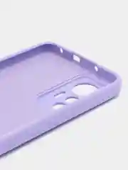Аметистовый чехол Xiaomi 12 Lite Сяоми 12 Лайт силиконовый закрый низ бархат внутри Silicone Cover