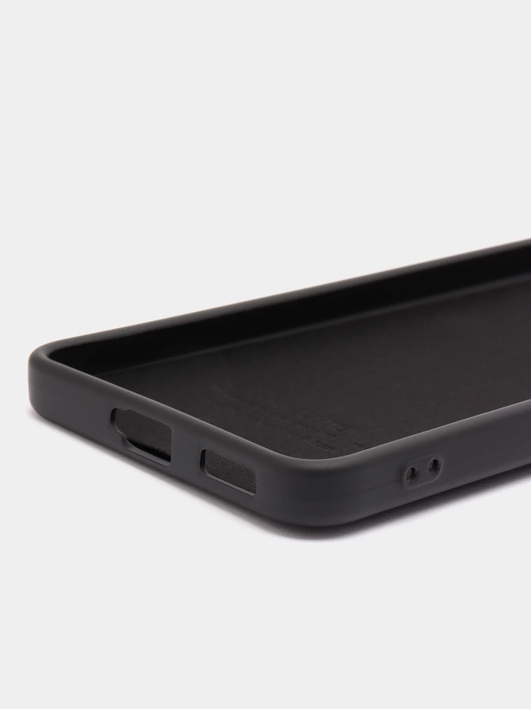 Угольный чехол Xiaomi 12 Lite Сяоми 12 Лайт силиконовый закрый низ бархат внутри Silicone Cover