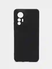 Угольный чехол Xiaomi 12 Lite Сяоми 12 Лайт силиконовый закрый низ бархат внутри Silicone Cover