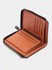 Черный кошелек-портмоне мужской