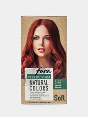 Крем-краска для волос Fara Natural Colors Soft 327 "Дикая вишня 6.46", стойкая