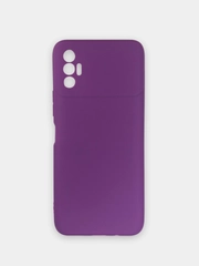 Чехол для Tecno Spark 8P, силиконовый, цветной, матовый