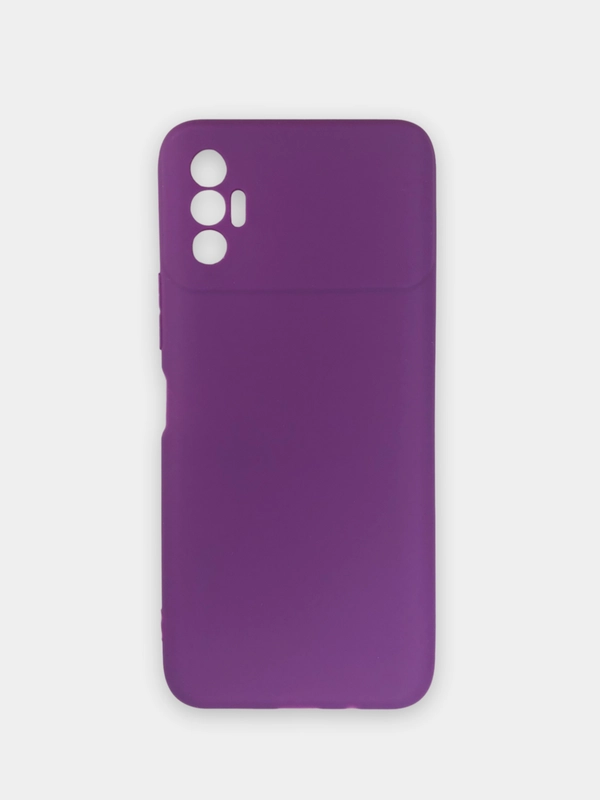 Чехол для Tecno Spark 8P, силиконовый, цветной, матовый