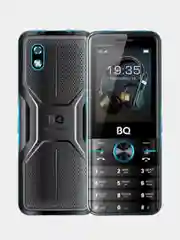 Синий мобильный телефон BQ 2842 Disco Boom 2023
