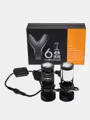 Светодиодные лампы H4 MINI LED LENS Y6D, 6000К, 12W, 9-36V, IP65