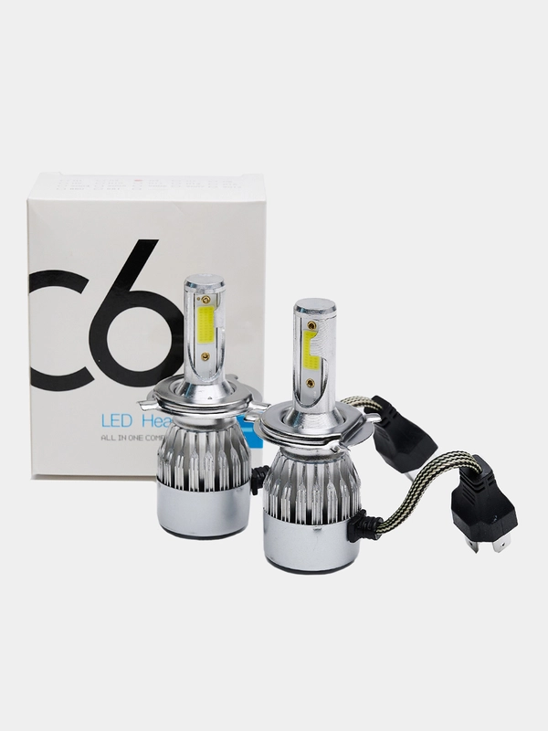 Светодиодные лампы LED С6 Н1, Н3, Н7, Н8/Н9/Н11, Н4/НВ2/9003, НВ4/9006, НВ3/Н10/9006