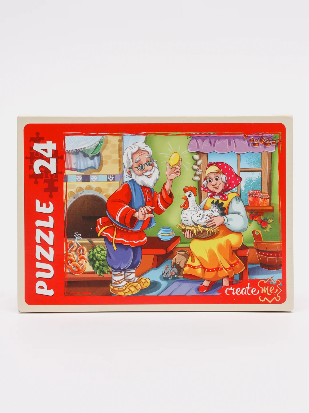Макси-пазлы, 24 элемента, набор из 4-х штук