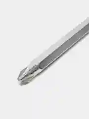 Отвертка двухсторонняя 2 в 1 CrV Biber 86028, крафтер 100 мм