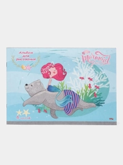 Альбом для рисования А4, 8 листов на скрепке блок 100 г/м2 (3298020)