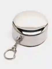 Белый стакан металлический, складной, стопка, кружка, набор туриста