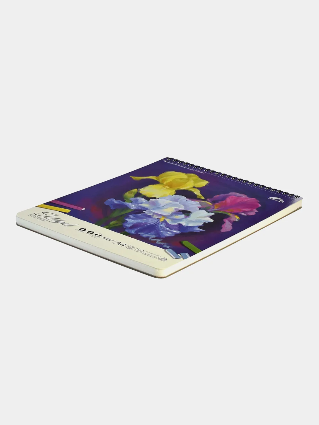 Альбом для смешанных сухих техник А4 "Ирисы", артикул 59483 / 15