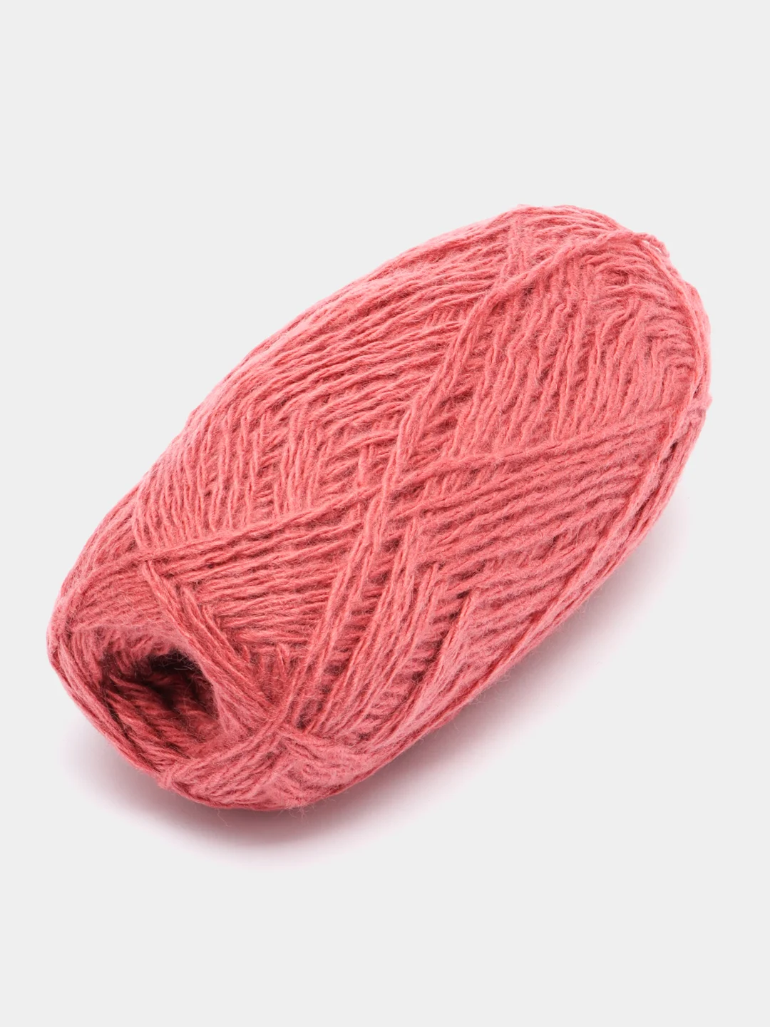 Коралловый меланж пряжа кавказская,  90% акрил, 10% шерсть, 300 м, 100 г
