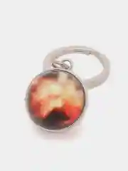 Красный брелок "Космос"