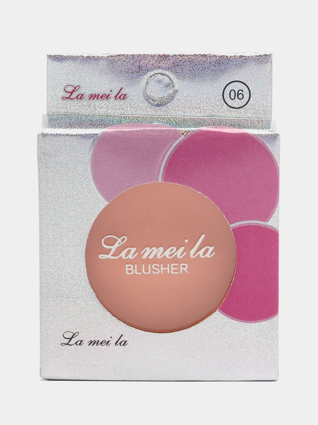 Коричневый румяна для лица Lameila