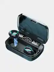 Черный беспроводные наушники M10, Bluetooth, с Power Bank