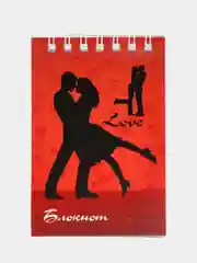 Красный блокнот "Сердца" (8 Блокнотов)