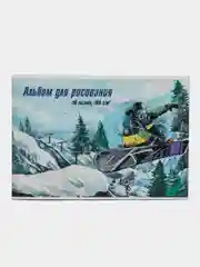 Альбом для рисования "Сноубордист", А4, 40 листов, артикул 60282