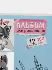 Альбом для рисования "Эмоции", А4, 12 листов, 285 х 200 мм, артикул 60264