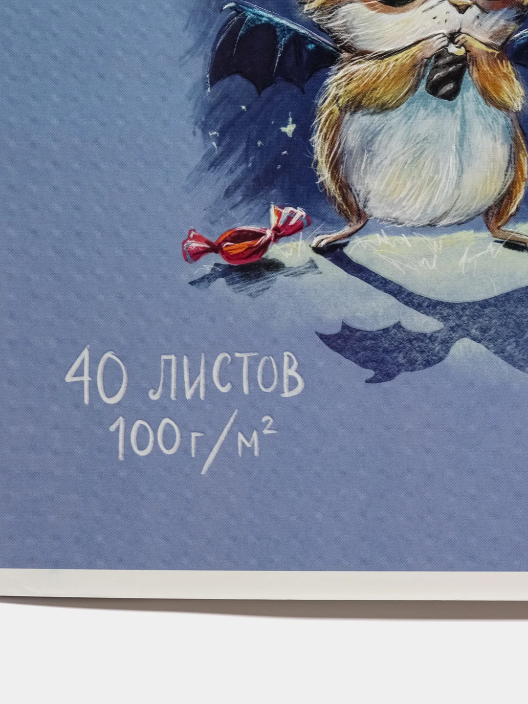 Альбом для рисования А4 "Супер мышь",  40 листов, артикул 60382