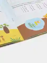 Книжка с заданиями для детей "Веселые клеточки" 5+, 6 л, арт. 52714/ У/10, 215 х 260 мм