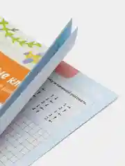 Книжка с заданиями для детей "Веселые клеточки" 5+, 6 л, арт. 52714/ У/10, 215 х 260 мм