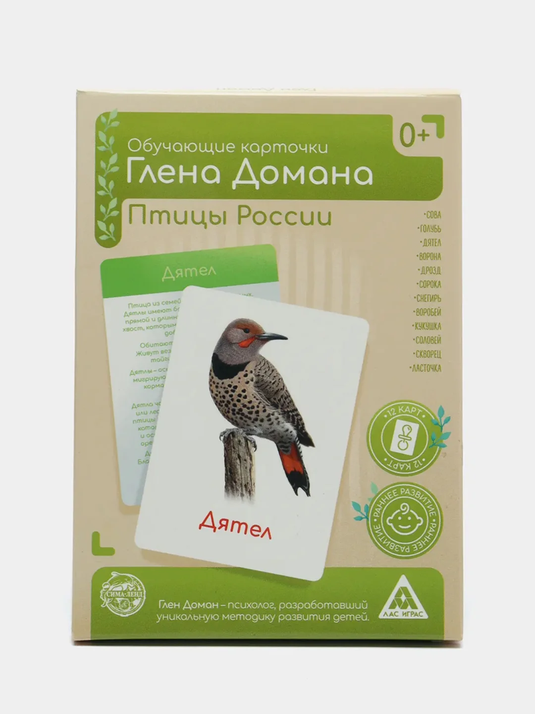 Лайм набор карточек по методике Глена Домана, в ассортименте
