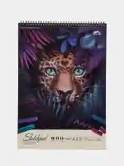 Альбом для смешанных сухих техник "Леопард", А3, артикул 59478/10