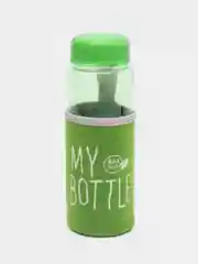 Зеленый my bottle в термочехле