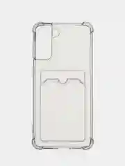 Черный чехол Samsung Galaxy A13 А23 А33 А53 А12 А22 А32 А52 S20 S21 FE S21 22, c карманом для карт