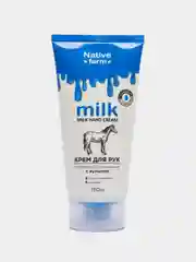 Белый крем для рук NATIVE FARM Milk, суперпитательный, 150 мл