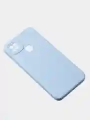 Голубой чехол для Xiaomi Redmi 9C / Redmi 10A матовый с дополнительной защитой камеры