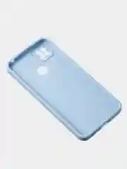Голубой чехол для Xiaomi Redmi 9C / Redmi 10A матовый с дополнительной защитой камеры