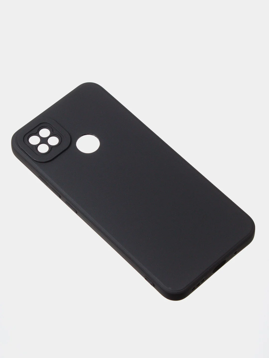 Черный чехол для Xiaomi Redmi 9C / Redmi 10A матовый с дополнительной защитой камеры
