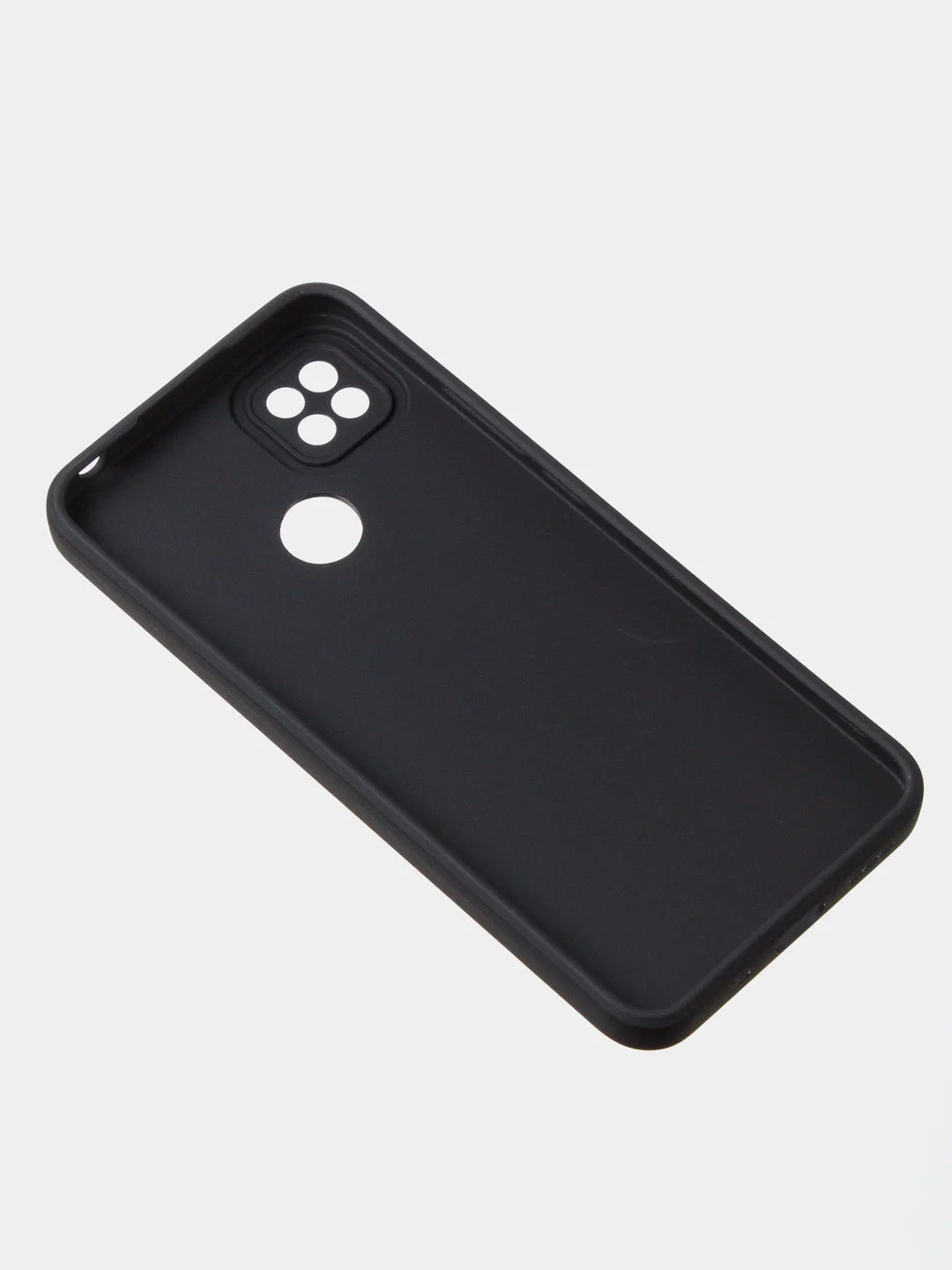 Черный чехол для Xiaomi Redmi 9C / Redmi 10A матовый с дополнительной защитой камеры