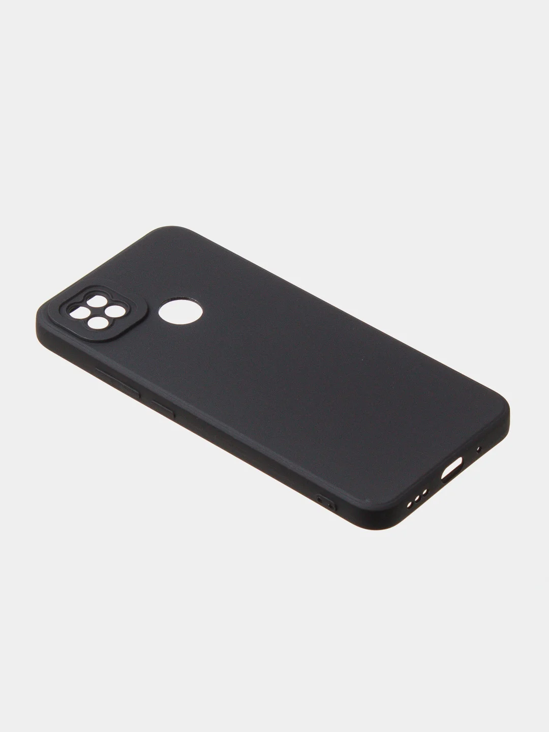 Черный чехол для Xiaomi Redmi 9C / Redmi 10A матовый с дополнительной защитой камеры