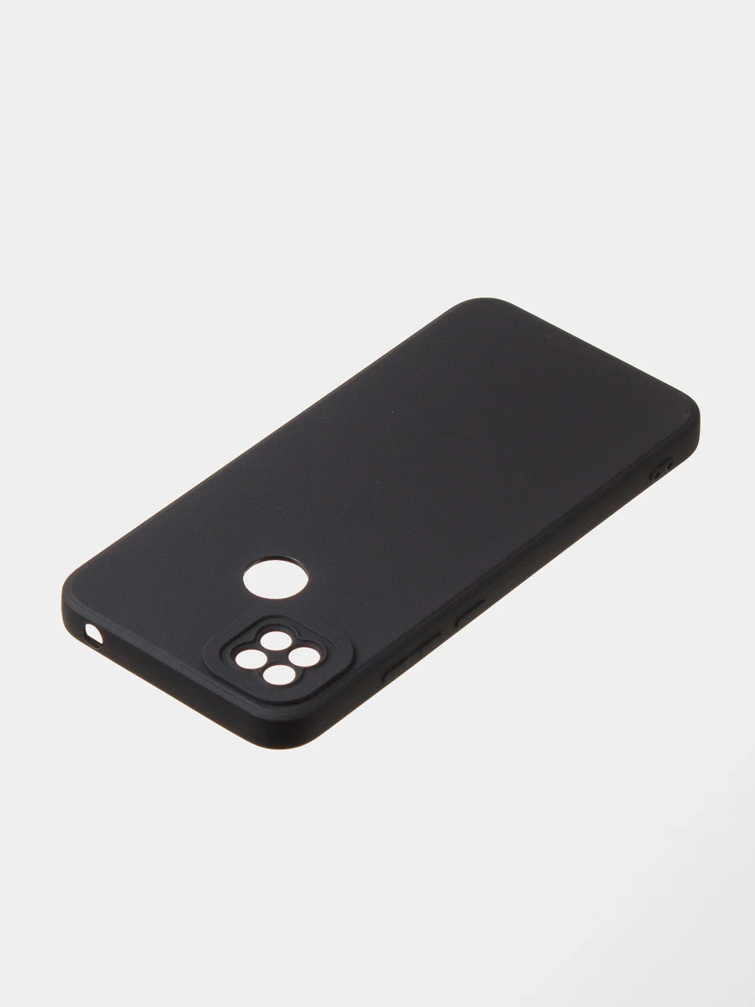 Черный чехол для Xiaomi Redmi 9C / Redmi 10A матовый с дополнительной защитой камеры