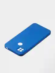 Синий чехол для Xiaomi Redmi 9C / Redmi 10A матовый с дополнительной защитой камеры