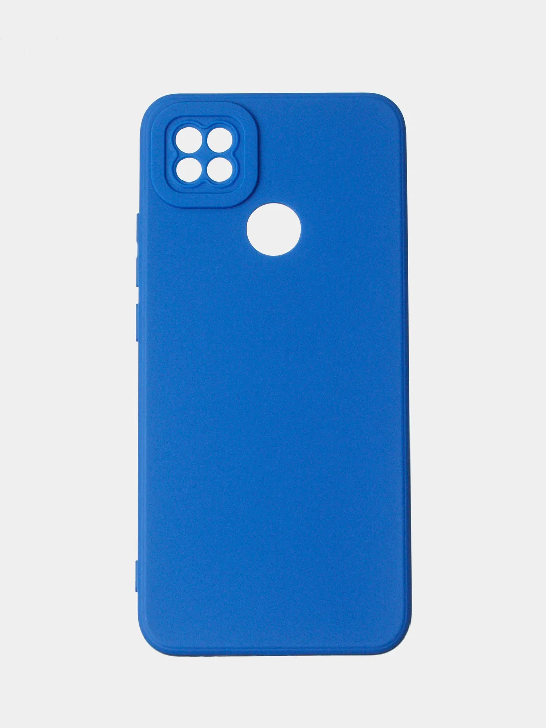 Синий чехол для Xiaomi Redmi 9C / Redmi 10A матовый с дополнительной защитой камеры