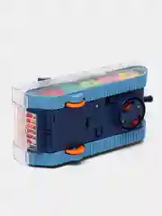 Зеленый прозрачный танк с шестеренками