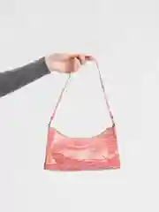 Кораллово-розовый сумка женская, через плечо, из экокожи