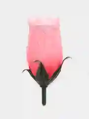 Розовый искусственный цветок, бутон розы