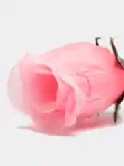 Розовый искусственный цветок, бутон розы